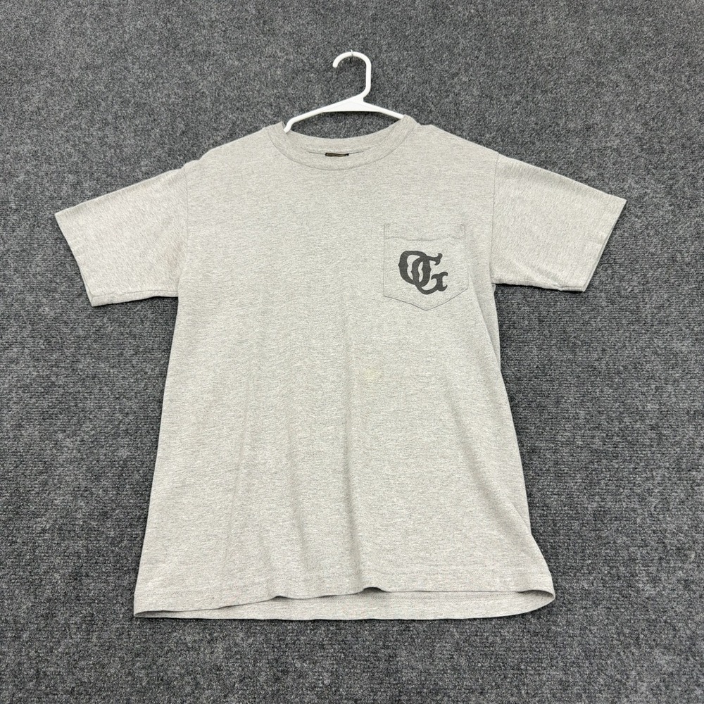 Obey T-shirt Mens S Gray Cotton OG Graphic‎ Pocket Tee Streetwear Skate